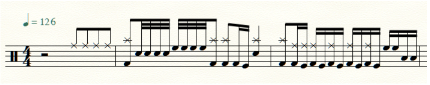Finale music notation program picture